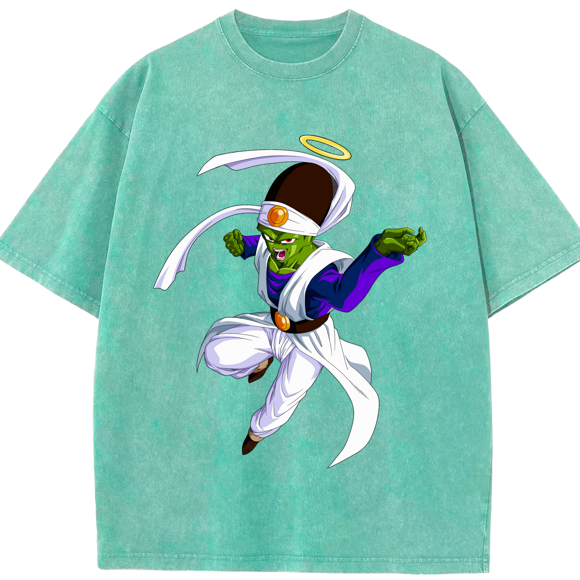（画像用） ドラゴンボール パイクーハン DRAGON BALL Pikkon 綿100% ヴィンテージ風 半袖Tシャツ（フロントプリント）